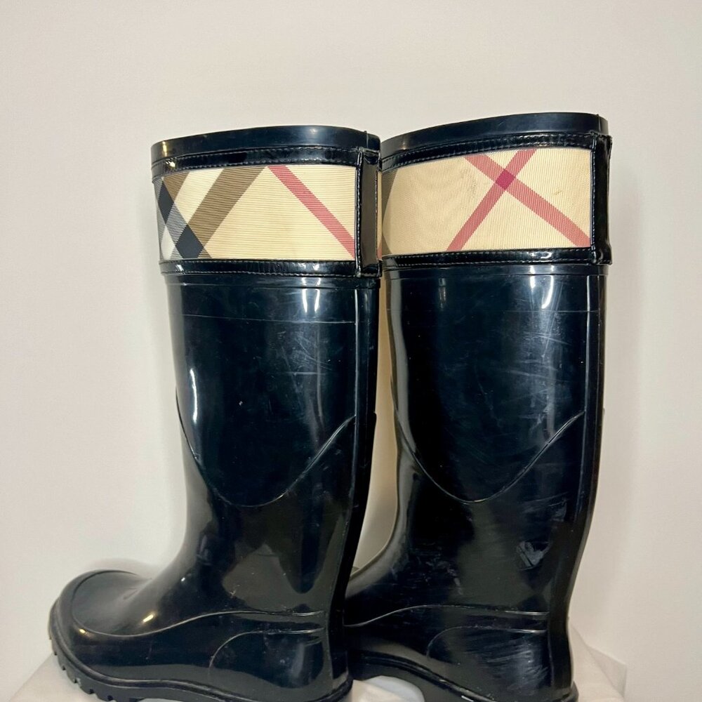 Authentic Vintage Burberry Rainboots Size 6 - Picture 5 of 6